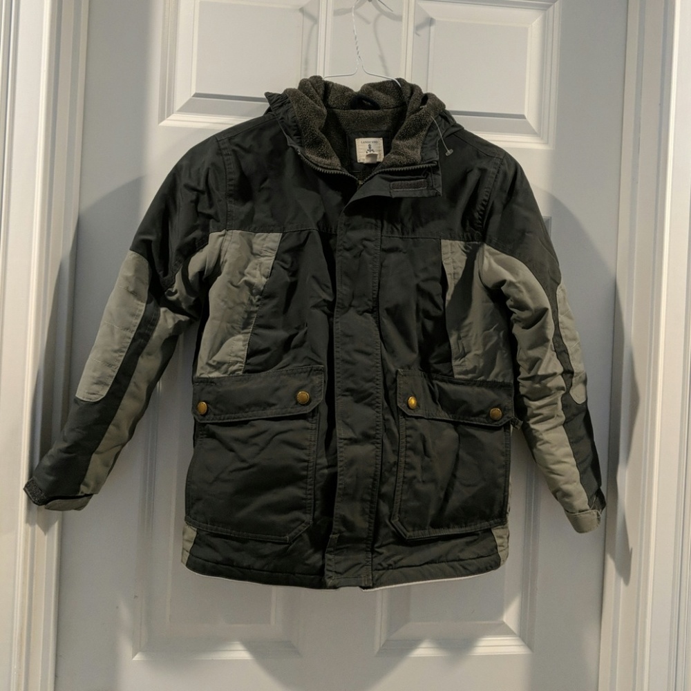 Winter boys jacket with hood